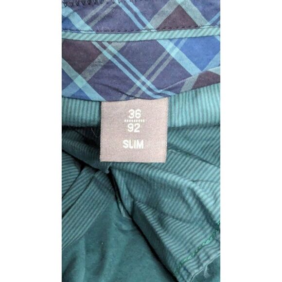 Zodiac Z3 Relaxed Luxury Mens 36/92 Slim Green Chino Trouser Solid Cotton - Picture 9 of 11